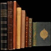 Eight volumes with color plate illustrations