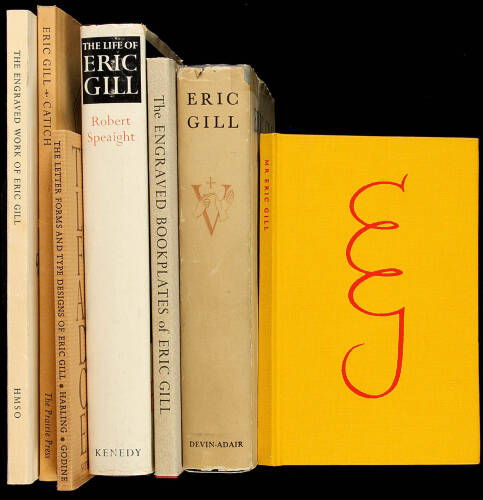 Seven volumes by or about Eric Gill