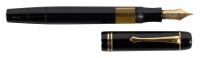 MONTBLANC: No. 134 Black Celluloid Piston-Filler Fountain Pen, Short Ink Window