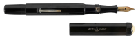 MONTBLANC: No. 1 Octagonal Black Hard Rubber Lever-Filler Fountain Pen