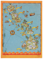 Map of Hawaiian Islands