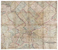 Barnes' Driving Map of Philadelphia and Surroundings. From Surveys and Records by H. E. B. Taylor.