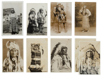 Fifteen Photo Postcards of Nakoda Native People