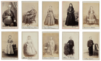 Ten cartes-de-visite of William Bull Reeve and his family