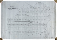 Map of the Town of Red Bluff