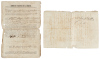 Contrata for Chinese worker in Cuba 1861 [with] Cedula - 2