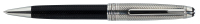 MONTBLANC: Meisterstuck "PIX" Twist-Activated Ballpoint, Sterling Silver Herringbone-Patterned Cap
