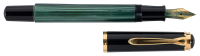 PELIKAN: M400 Fountain Pen, Striped Green Barrel Band