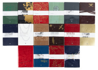 MONTBLANC: Lot of 16 Montblanc No. 146 Leatherbound Notebooks, Plus Sundry Montblanc Stationery Items