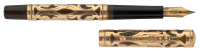 WATERMAN: No. 0515 Fountain Pen, Gold-Filled Leaf-Pattern Filigree Overlay, Eyedropper-Filler