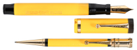 PARKER: Duofold Senior Mandarin Yellow Fountain Pen and Propelling Pencil, in Original Box