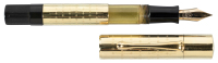 PELIKAN: No. 100 Fountain Pen, Custom 18K Solid Gold Overlay * Unique?