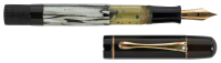 PELIKAN: No. 101 Fountain Pen, Striated Grey Barrel Band