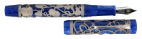 CONWAY STEWART: Wembley Sapphire Blue Limited Edition Fountain Pen, Henry Simpole Overlay