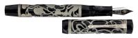 CONWAY STEWART: Wembley Graphite Limited Edition Fountain Pen, Henry Simpole Overlay