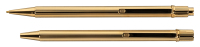 CARTIER: Must de Cartier Gold-Plated Ballpoint and Propelling Pencil * Lot of Two Instruments