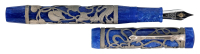 CONWAY STEWART: Wembley Sapphire Blue Limited Edition Fountain Pen, Henry Simpole Overlay