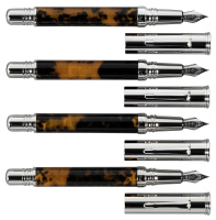 FERRARI DA VARESE: Spartacus Amber Lot of Four Writing Instruments