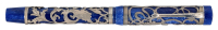 CONWAY STEWART: Wembley Sapphire Blue Limited Edition Rollerball Pen, Henry Simpole Overlay