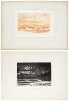 Desert Set [with] autograph letter signed by George Elbert Burr