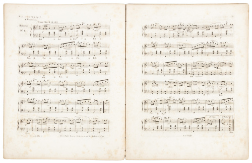 4 Mazurkas Pour Le Piano Forte dedies a Monsieur Johns de la Nouvelle Orleans / Oeuv, [Opus] 7 / M.S. 1342