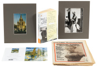 Autograph Postcard from Neal Cassady to Carolyn with original photograph and related ephemera