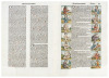 Bifolium from the Nuremberg Chronicle comprising folios XII and XIII - 2
