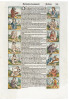 Bifolium from the Nuremberg Chronicle comprising folios XII and XIII - 3