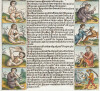 Bifolium from the Nuremberg Chronicle comprising folios XII and XIII - 8