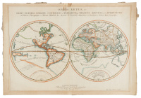 Orbis Vetus, et Orbis Veteris Utraque Continens, Terrarum Tractus Arcticus, et Antarcticus ex Platone, Theopompom, sive &AElig;liano, Manilio &c. Autore N. Sanson, Abbavill&aelig;o, et Christianiss Galliar Regis Geographo. Luteti&aelig; Parisiorum, Apud P. Mariette, Via D.