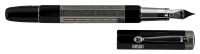 MONTBLANC: Heritage Egyptomania Black and Silver Doue Fountain Pen