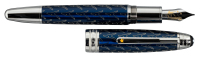 MONTBLANC: Le Petit Prince and Fox Meisterstuck Solitaire LeGrand Fountain Pen * Blue