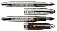 MONTBLANC: Le Petit Prince and Aviator Meisterstuck Solitaire Doue LeGrand Limited Edition Fountain Pens * Set of Two Pens