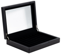 MONTBLANC: Black Wood Collectors Case * Holds Ten Pens