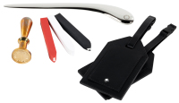 MONTBLANC: Letter Opener, Wax Seal and Luggage Tags