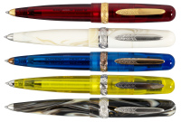 STIPULA: Etruria Rainbow [and] Etruria Magnifica Ballpoint Pens * Lot of Seven