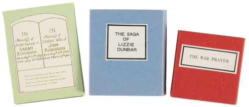 Three Miniature Books from REM Miniatures