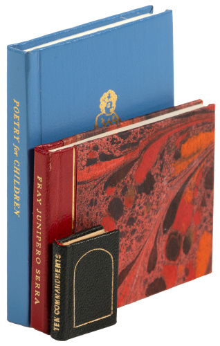 Three Miniature Books Bound by Bela Blau