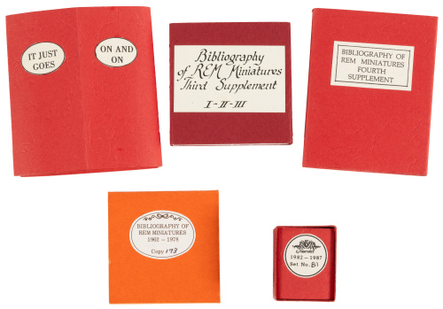 Five Bibliographies from REM Miniatures