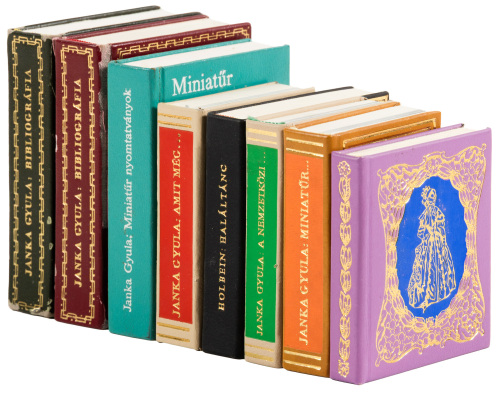 Eight Miniature Books by or about Janka Gyula