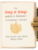 Five Miniature Books from Black Cat Press - 2