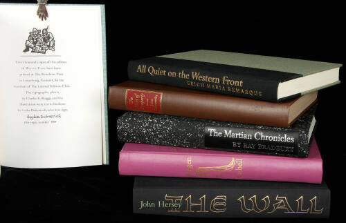 Six volumes of 20th century literature published by the Limited Editions Club