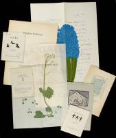 Group of letters, pamphlets and ephemera from Henry Evans and the Peregrine Press