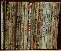 31 various pulp fiction magazines