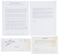 Typed letter from Bruce Barnbaum to Dody Weston Thompson
