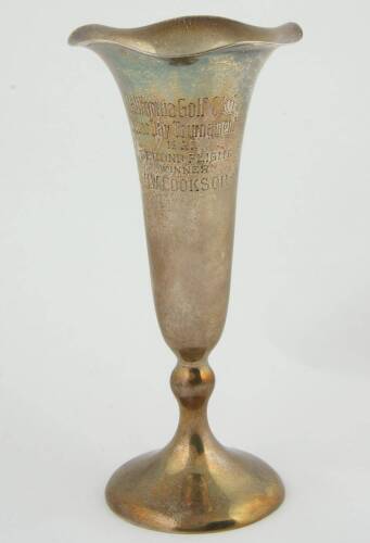 Sterling Silver Trophy Cup from the California Golf Club
