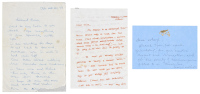 Original letters from Marianne Ihlen, Suzanne Elrod and Anjani Thomas