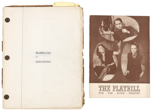 The Fifth Column - original working script