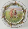 Ceramic Plate with Humorous Golfing Scene