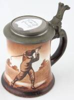 O'Hara Dial Co. Beer Stein With Inset Porcelain Lid